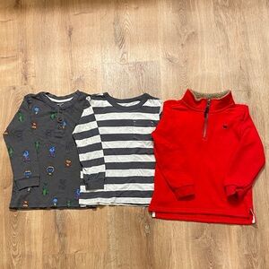 Toddler Boys Carter's Long Sleeve/Fleece Bundle - Size 5T